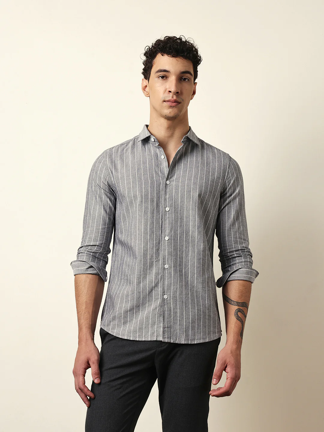 Men Modern Fit Casual Shirt - Image 3
