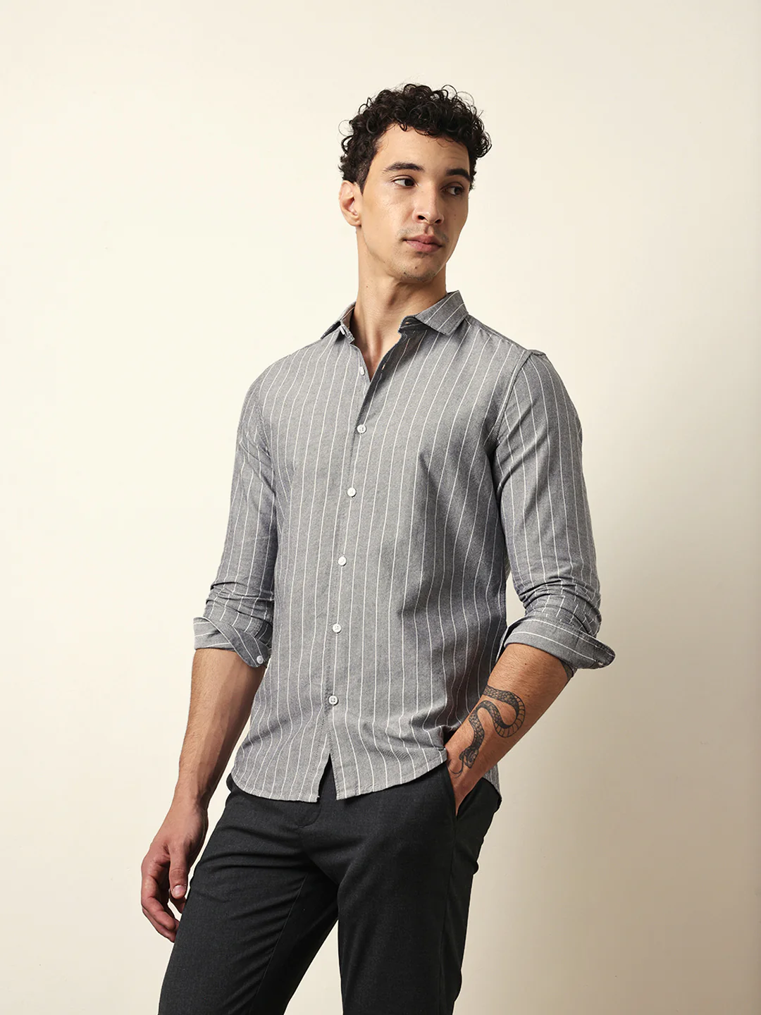 Men Modern Fit Casual Shirt - Image 4