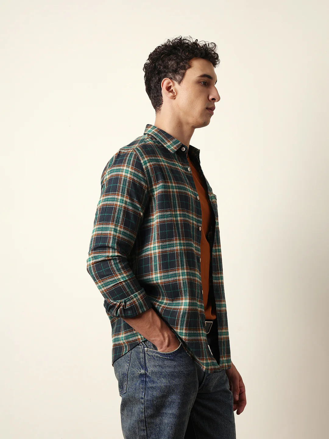 Men Modern Fit Casual Shirt - Image 5