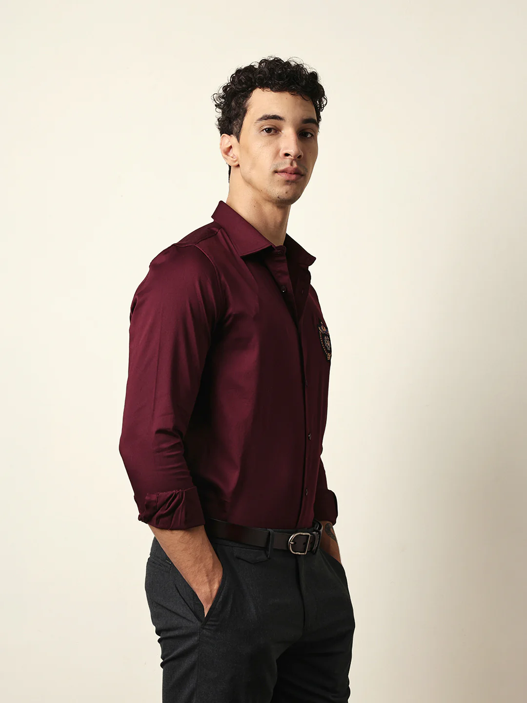 Men Modern Fit Casual Shirt - Image 5