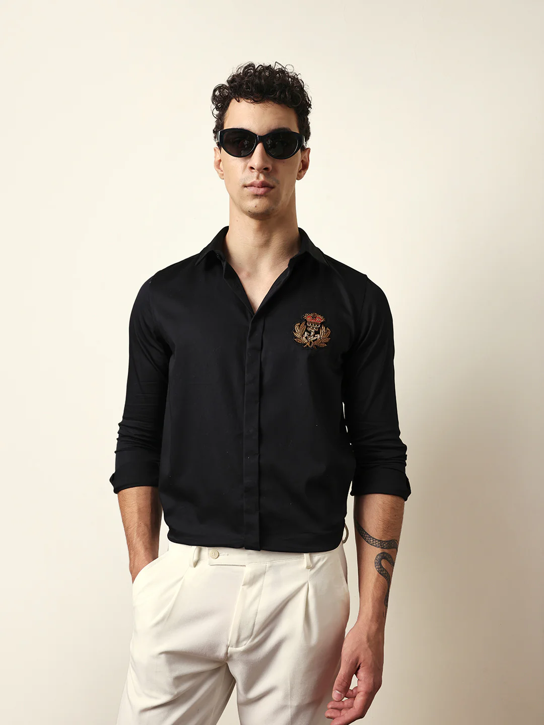 Men Modern Fit Casual Shirt