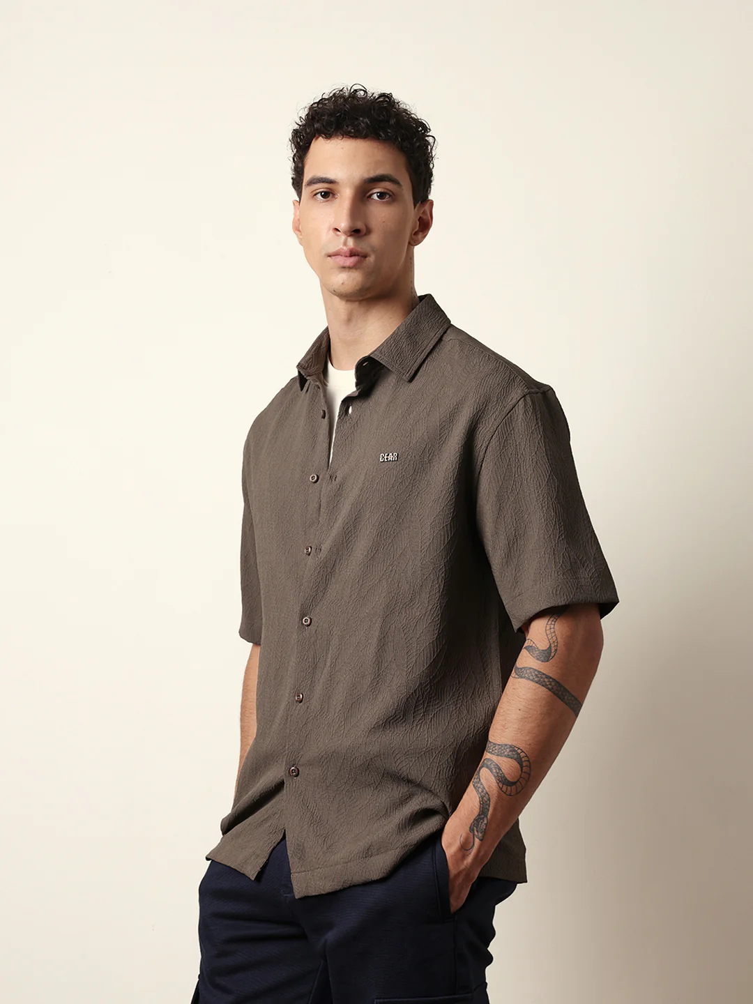 Men Modern Fit Casual Shirt - Image 4