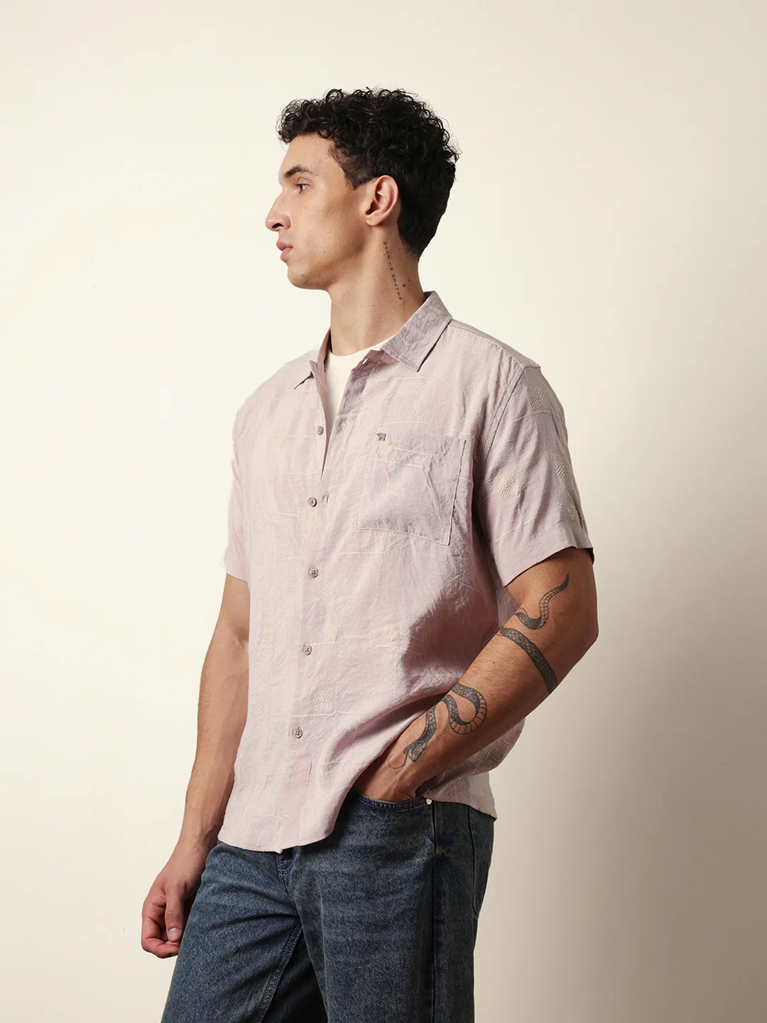 Men Modern Fit Casual Shirt - Image 4