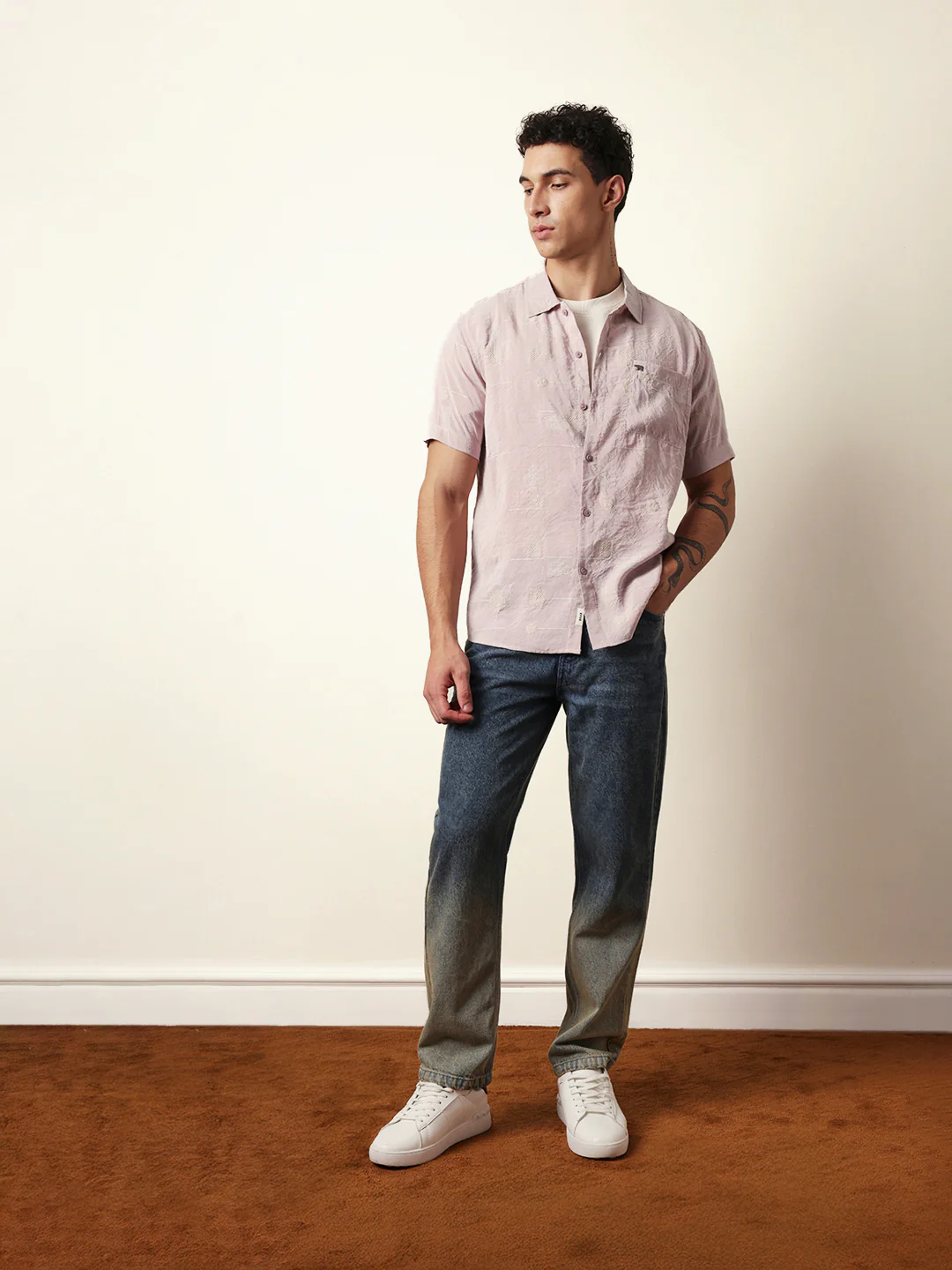 Men Modern Fit Casual Shirt - Image 8