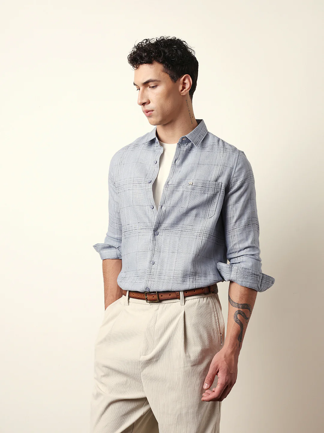 Men Modern Fit Casual Shirt - Image 4