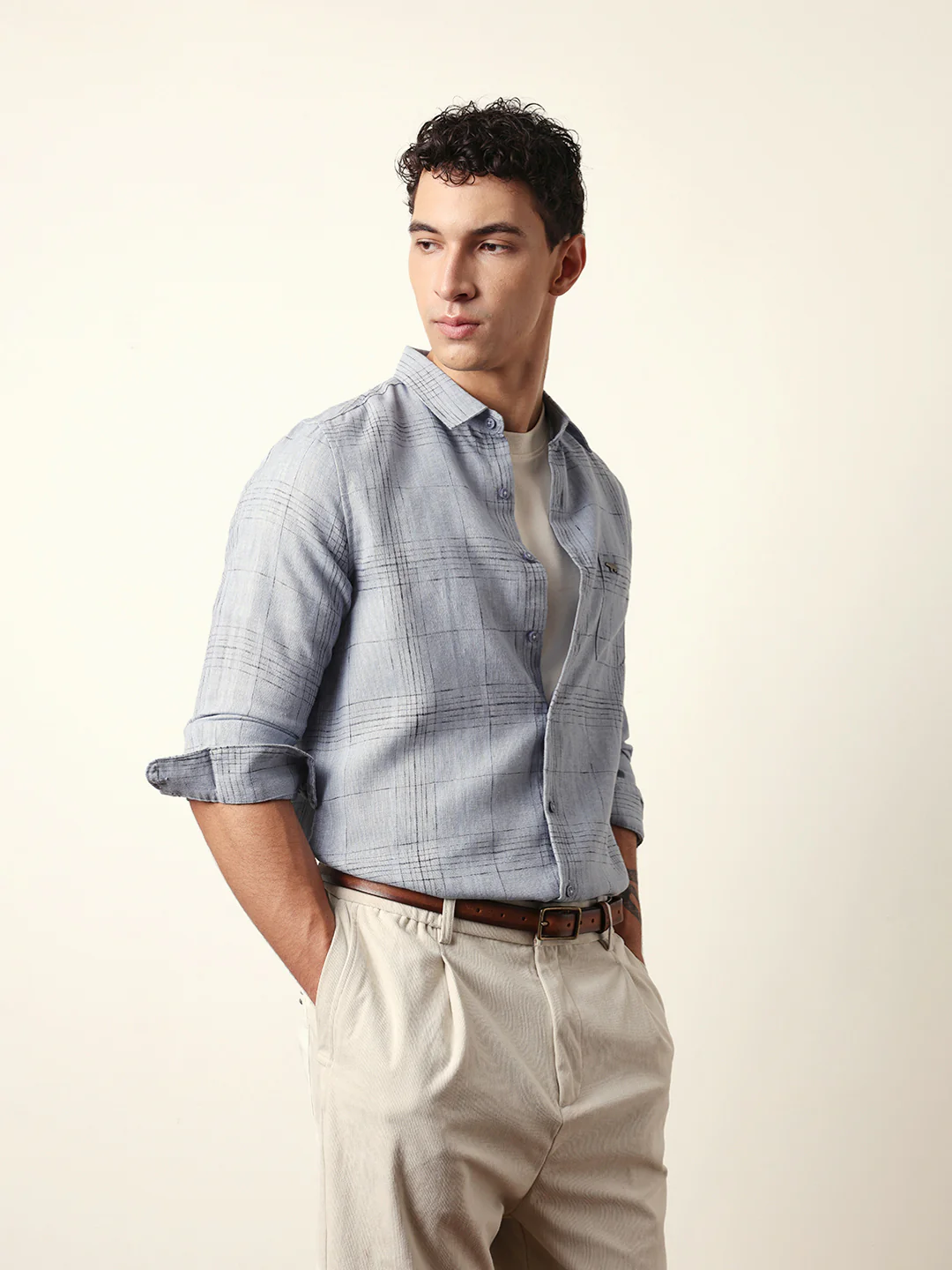 Men Modern Fit Casual Shirt - Image 5