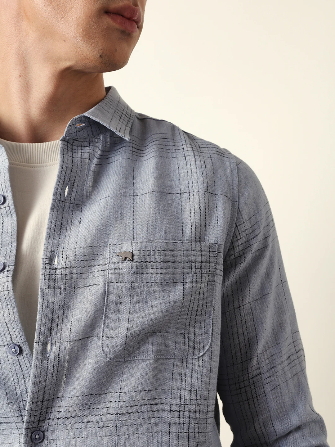 Men Modern Fit Casual Shirt - Image 6