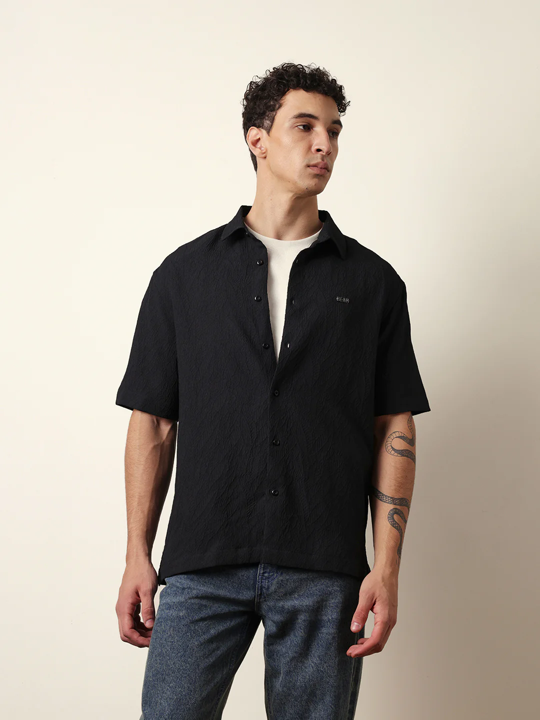 Men Modern Fit Casual Shirt - Image 3
