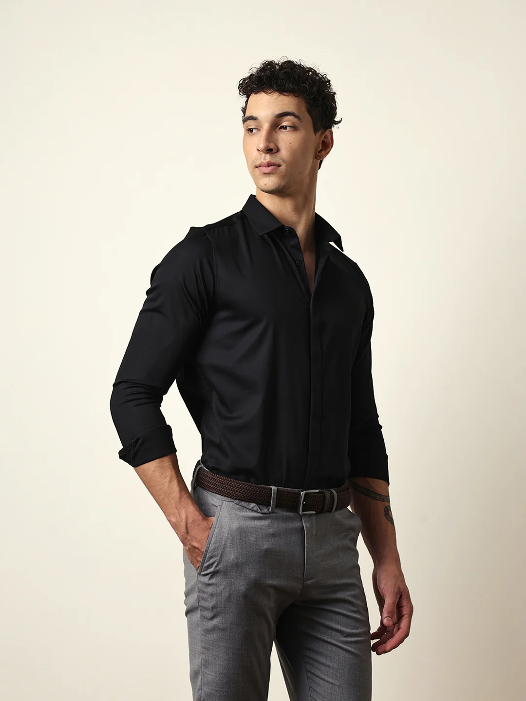 Men Modern Fit Casual Shirt - Image 5