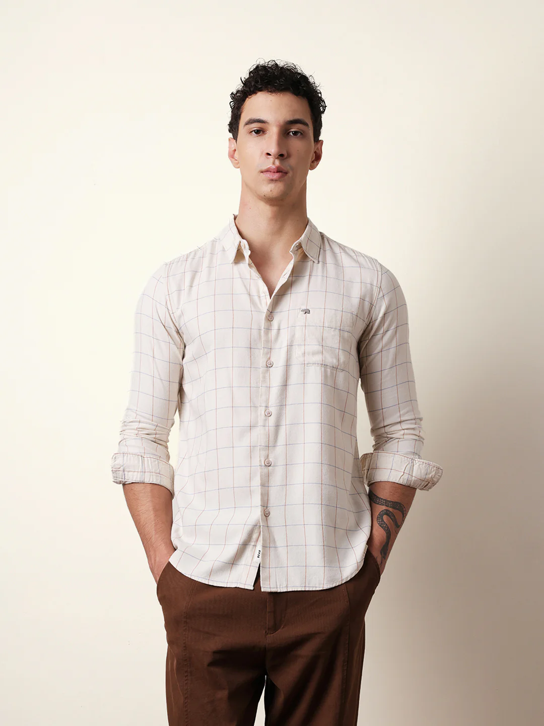 Men Modern Fit Casual Shirt - Image 3