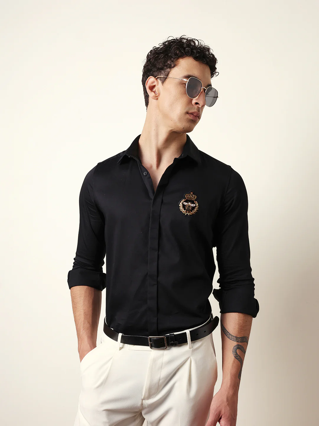 Men Modern Fit Casual Shirt