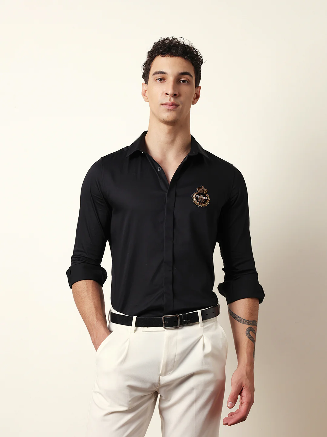 Men Modern Fit Casual Shirt - Image 3