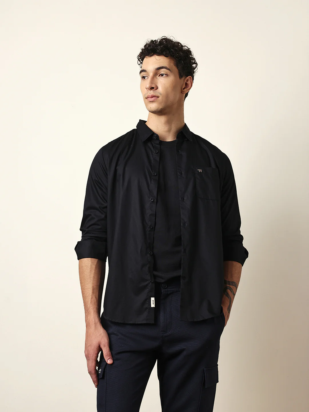 Men Modern Fit Casual Shirt - Image 3