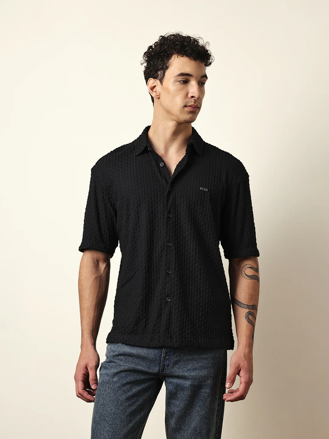 Men Modern Fit Casual Shirt - Image 2