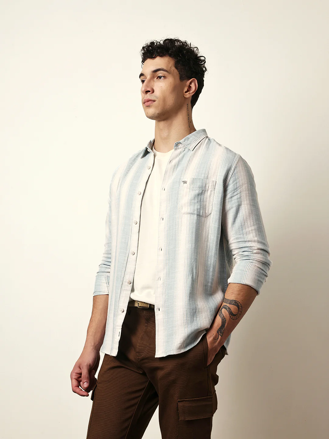 Men Modern Fit Casual Shirt - Image 4