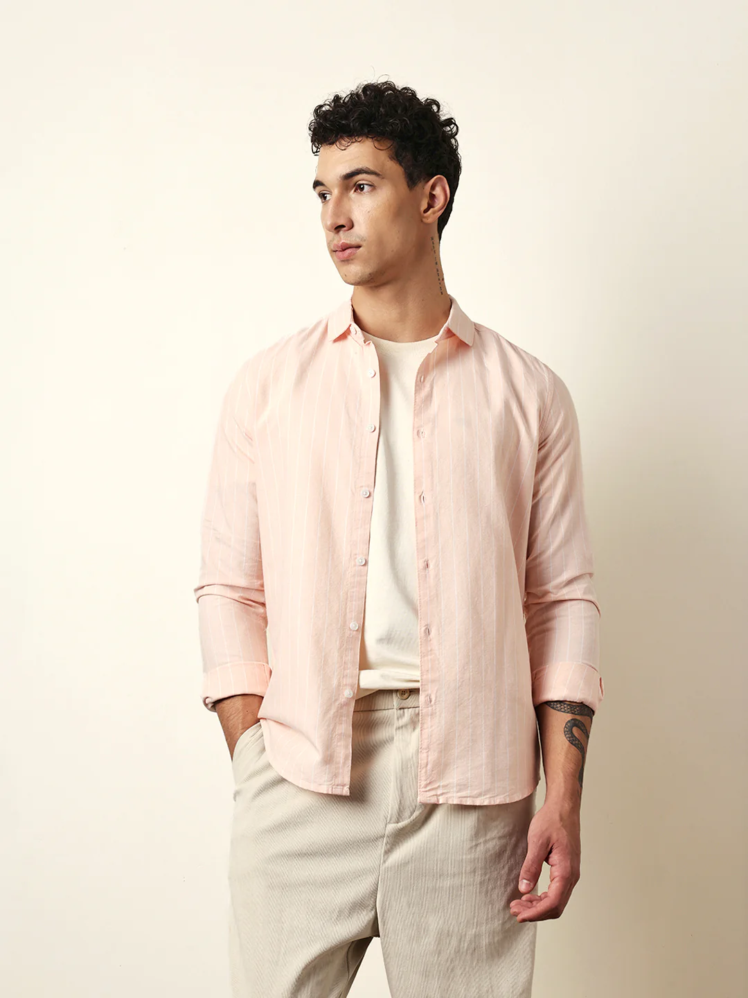 Men Modern Fit Casual Shirt - Image 3