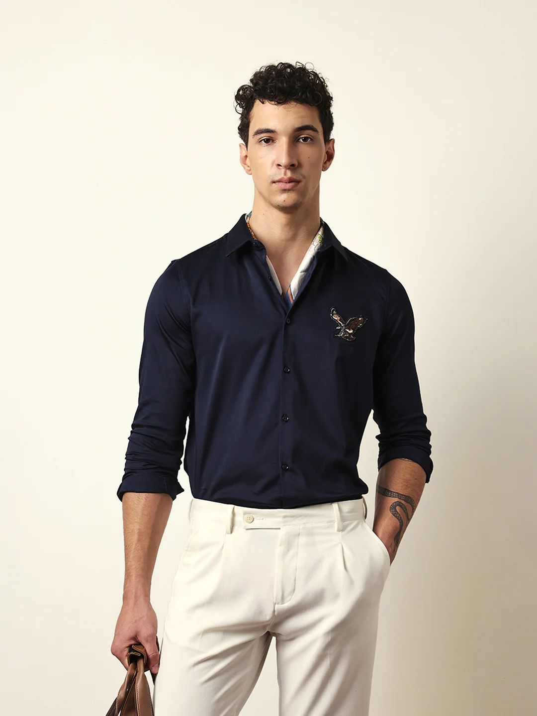 Men Modern Fit Casual Shirt