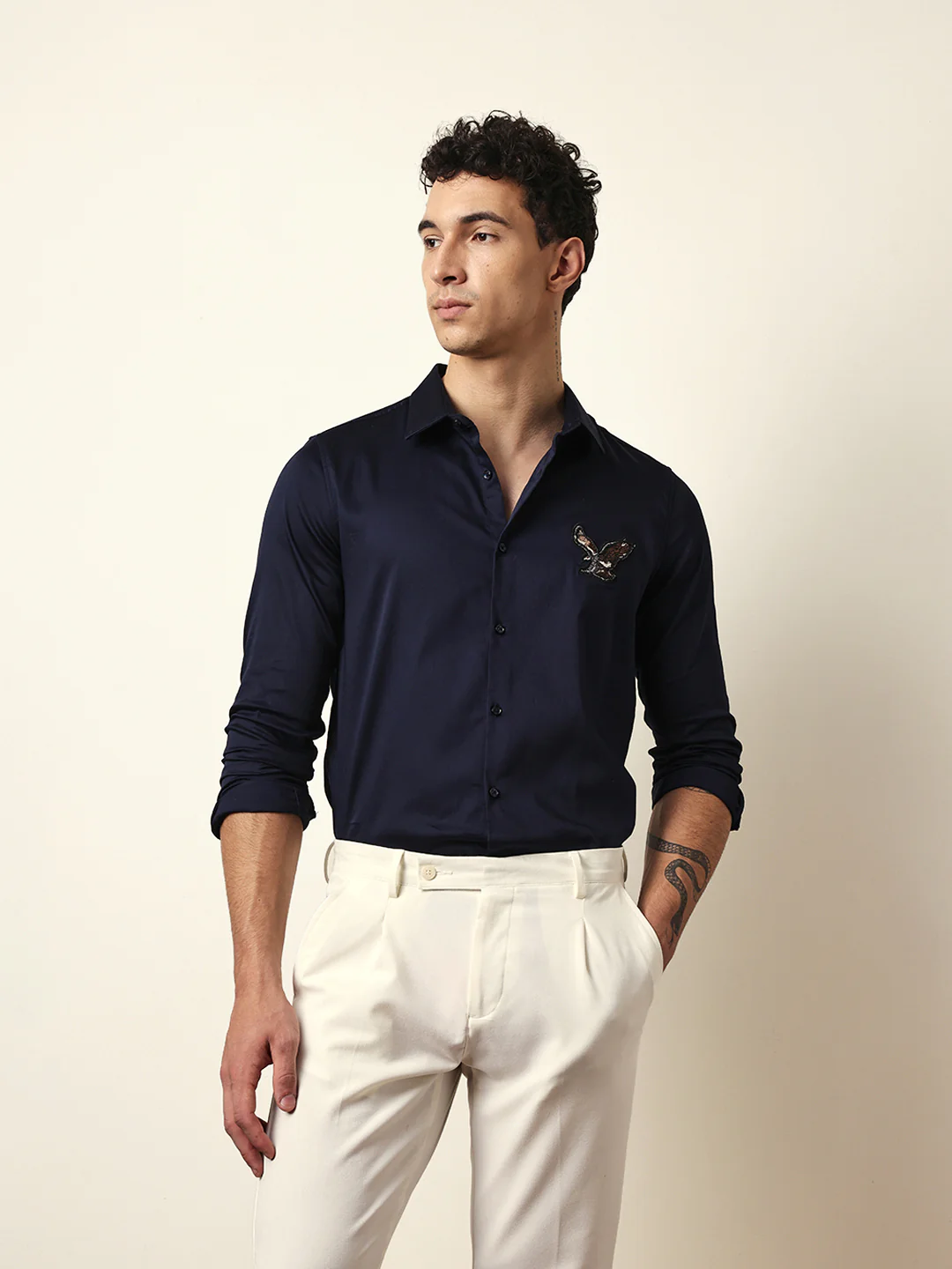 Men Modern Fit Casual Shirt - Image 3