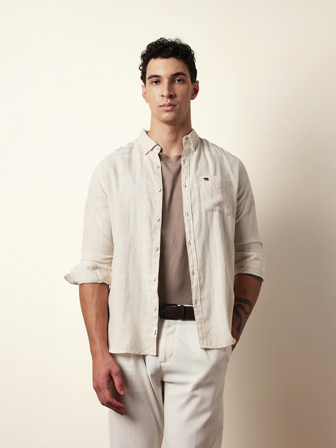 Men Modern Fit Casual Shirt - Image 3