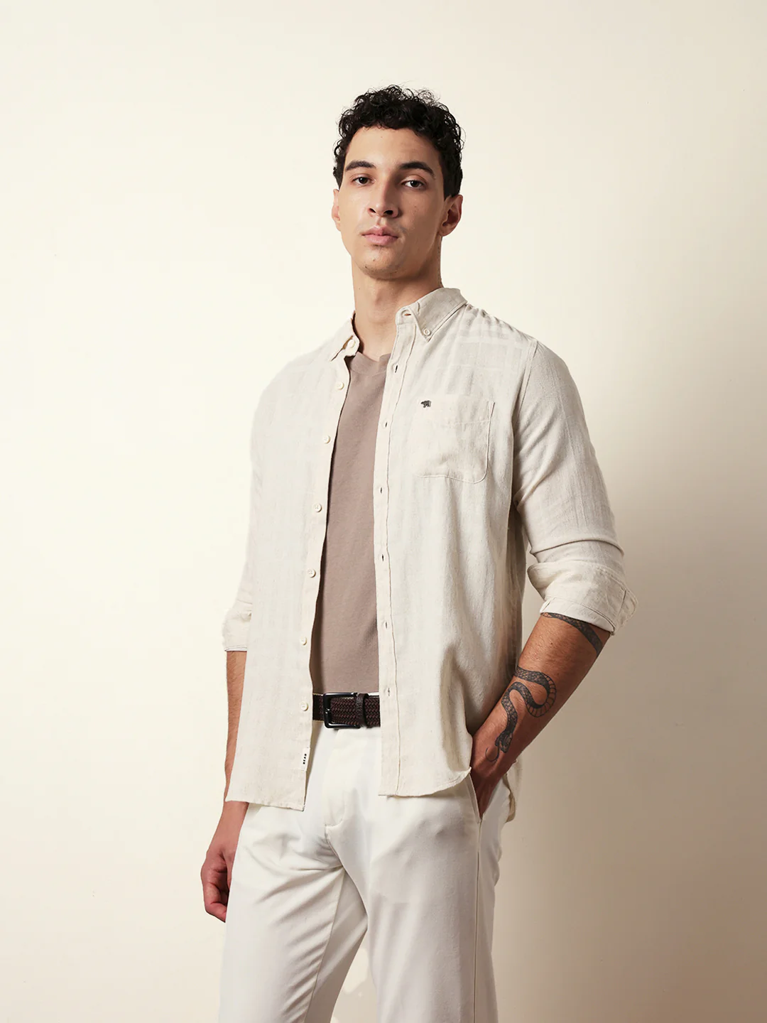 Men Modern Fit Casual Shirt - Image 4