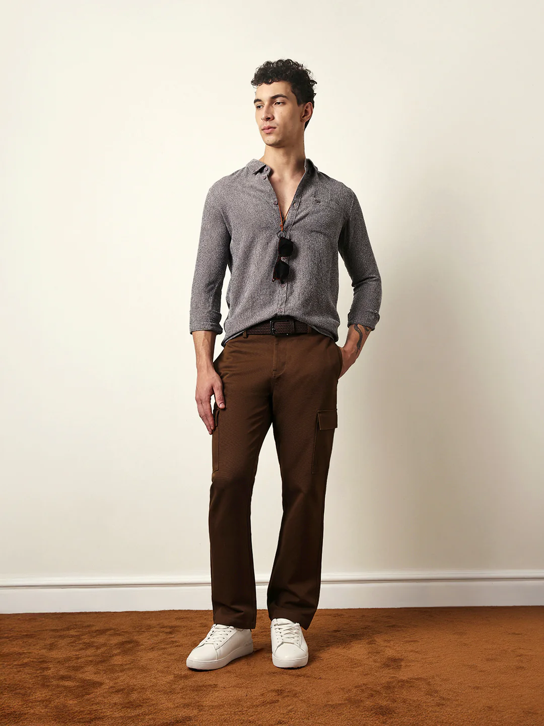 Men Modern Fit Casual Shirt - Image 2