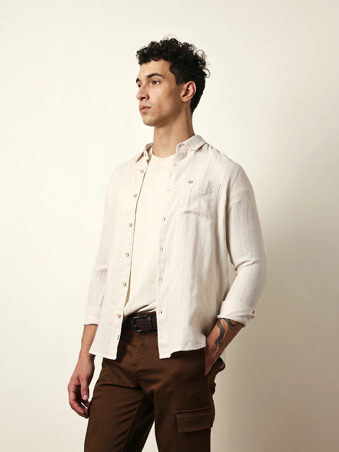 Men Modern Fit Casual Shirt - Image 5