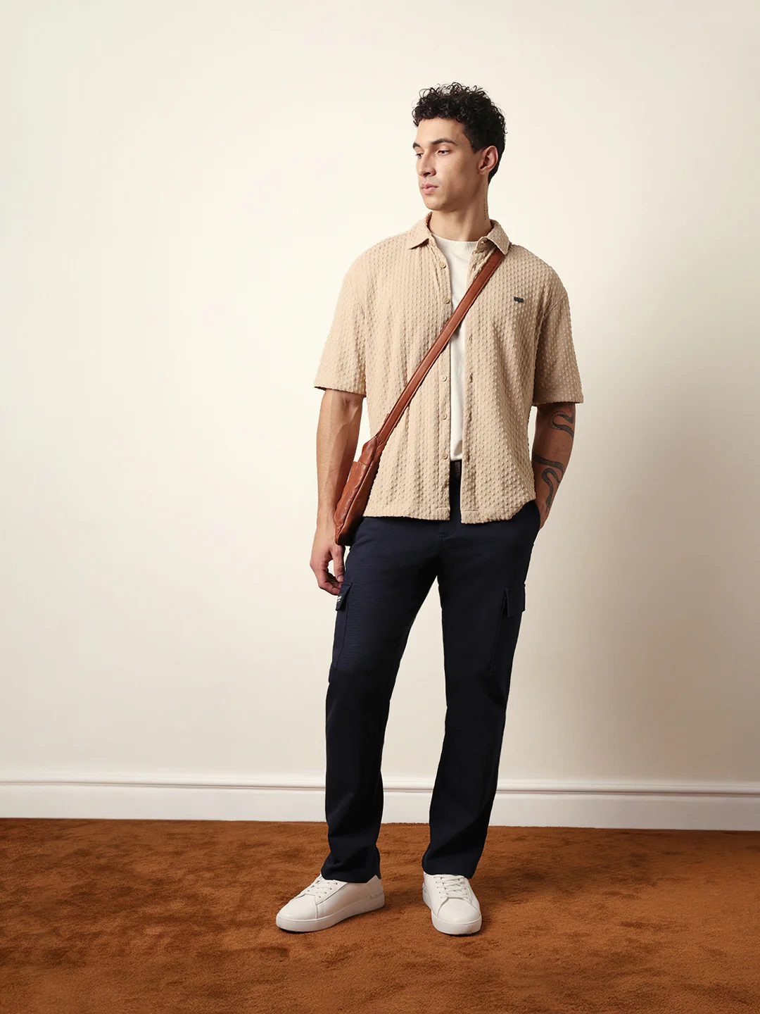 Men Modern Fit Casual Shirt - Image 2