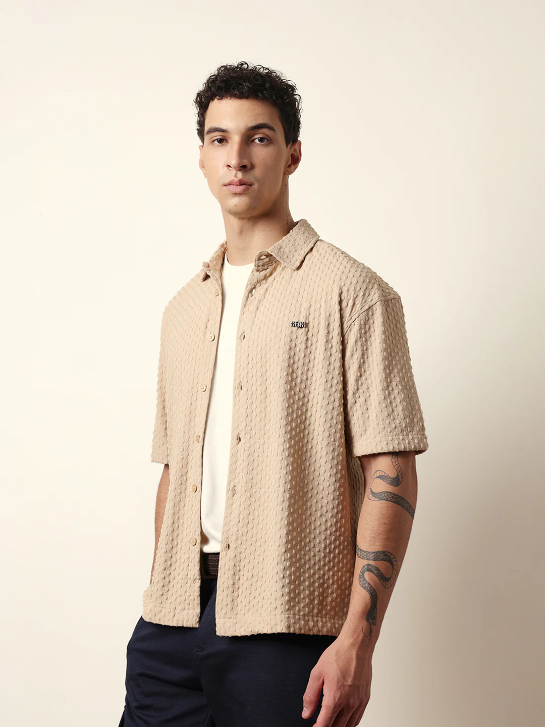 Men Modern Fit Casual Shirt - Image 4