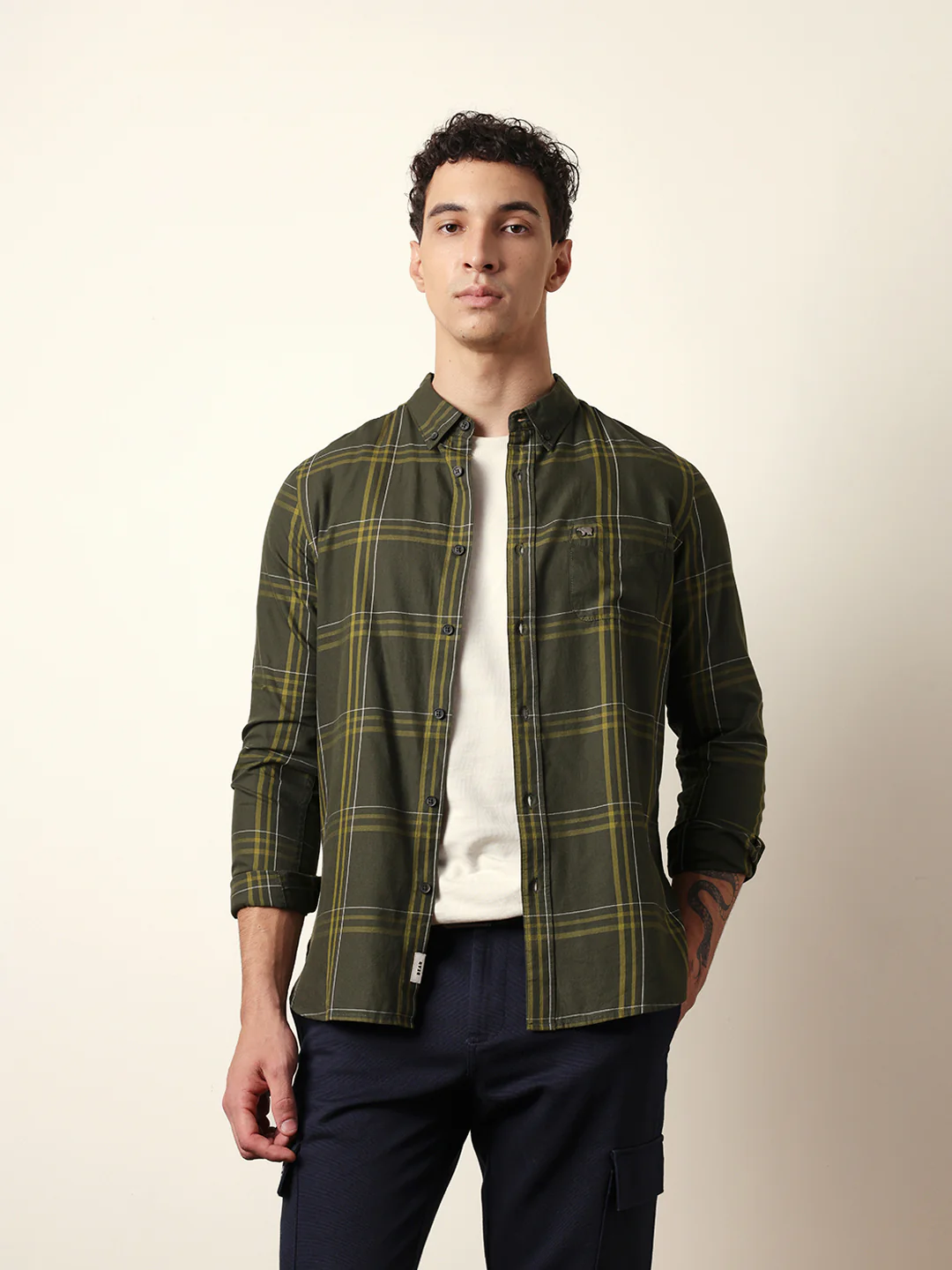 Men Modern Fit Casual Shirt - Image 3