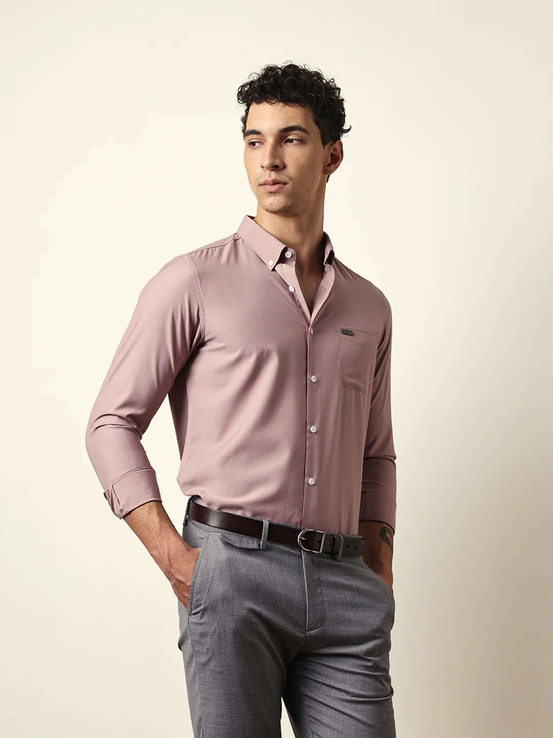 Men Modern Fit Casual Shirt - Image 5