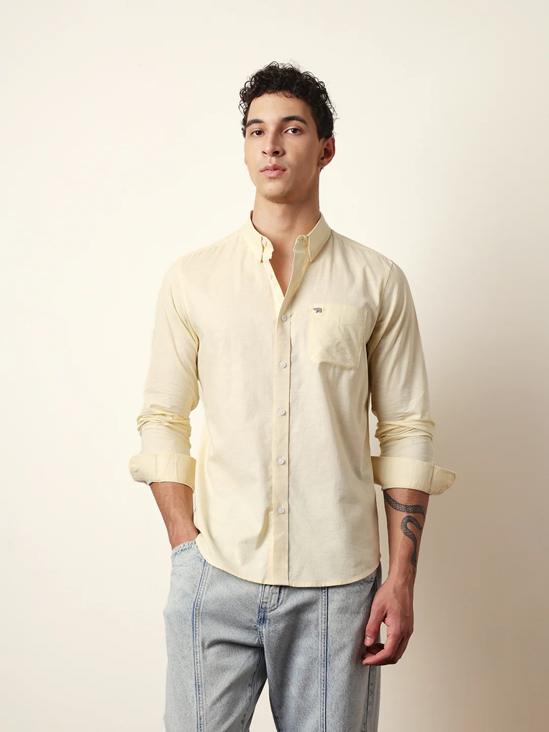 Men Modern Fit Casual Shirt - Image 3