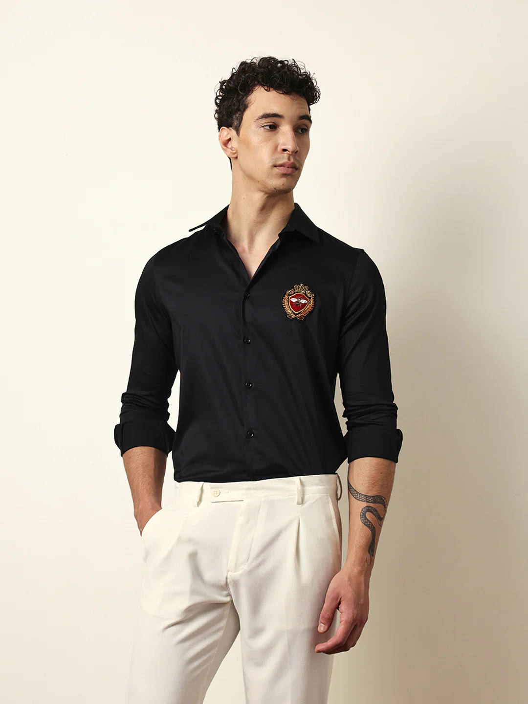 Men Modern Fit Casual Shirt - Image 3