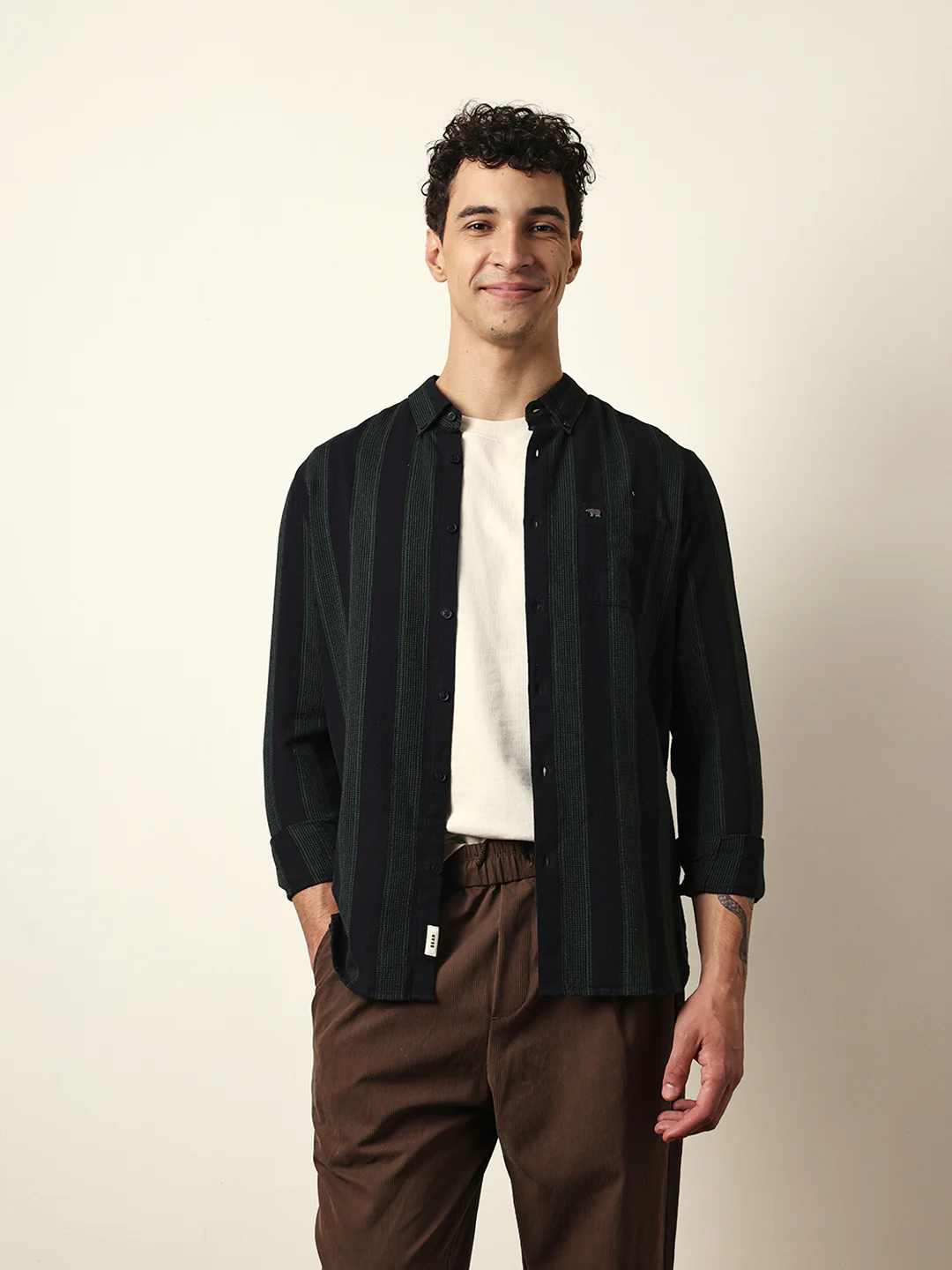 Men Modern Fit Casual Shirt - Image 3