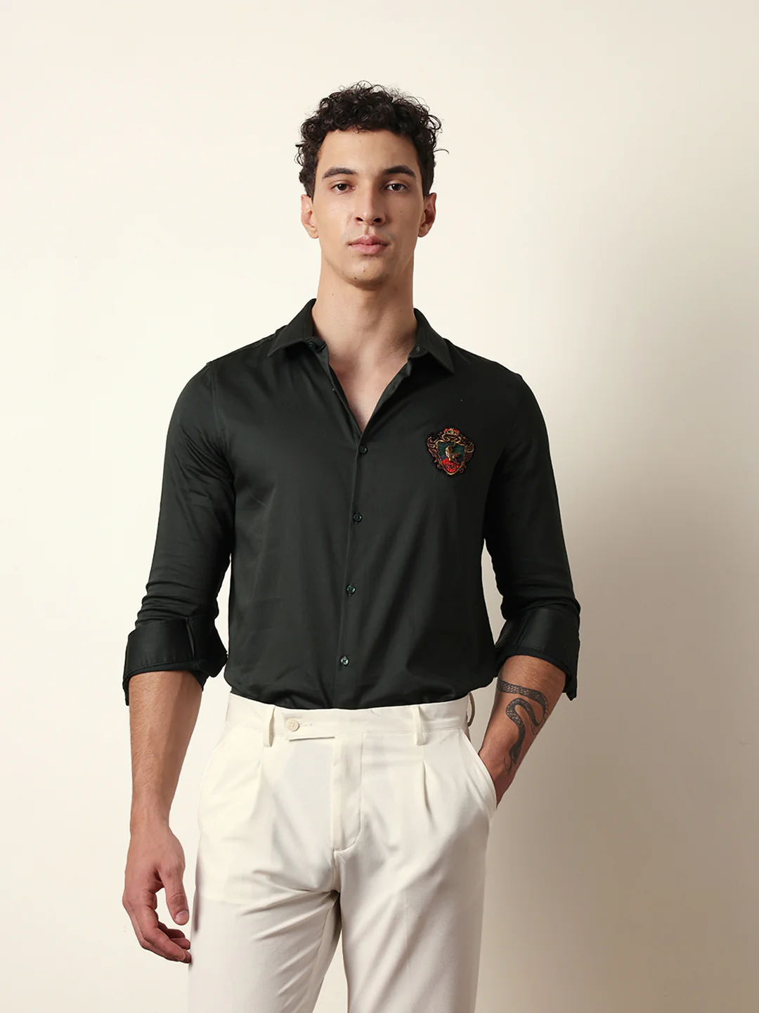 Men Modern Fit Casual Shirt - Image 3