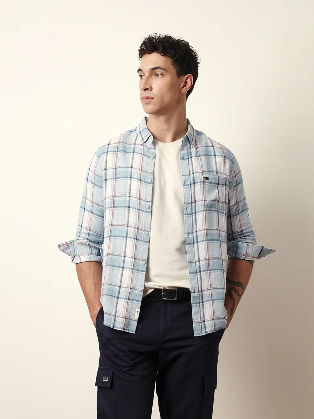 Men Modern Fit Casual Shirt - Image 3