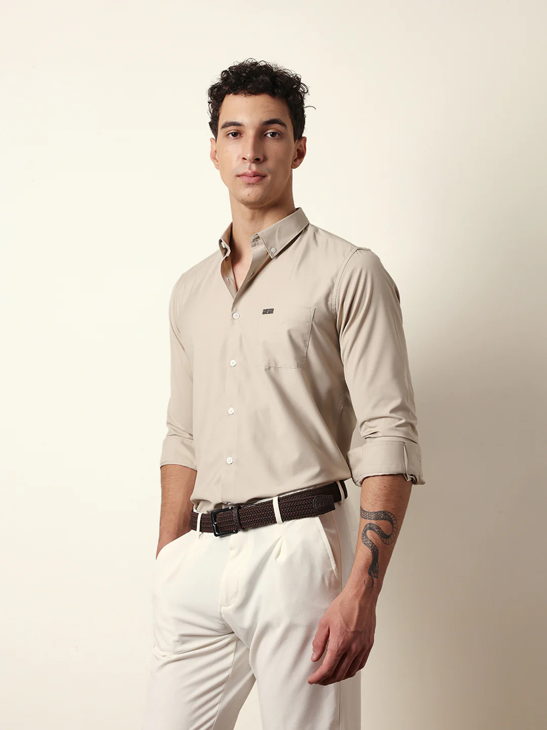 Men Modern Fit Casual Shirt - Image 4