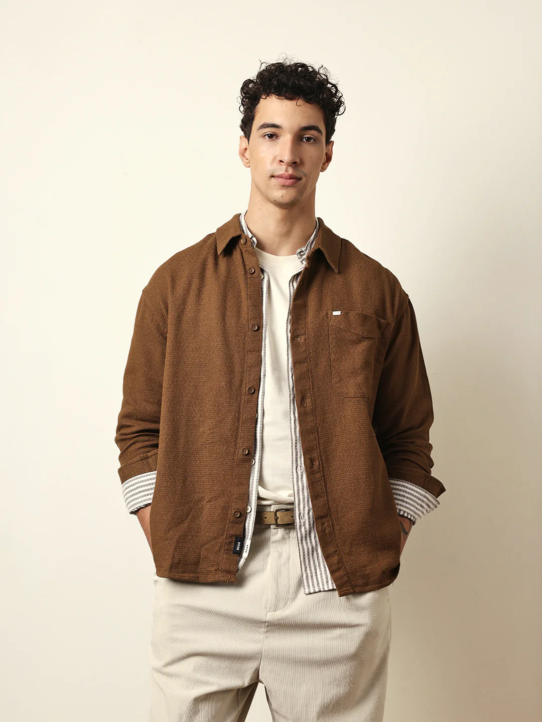 Men Modern Fit Casual Shirt - Image 3