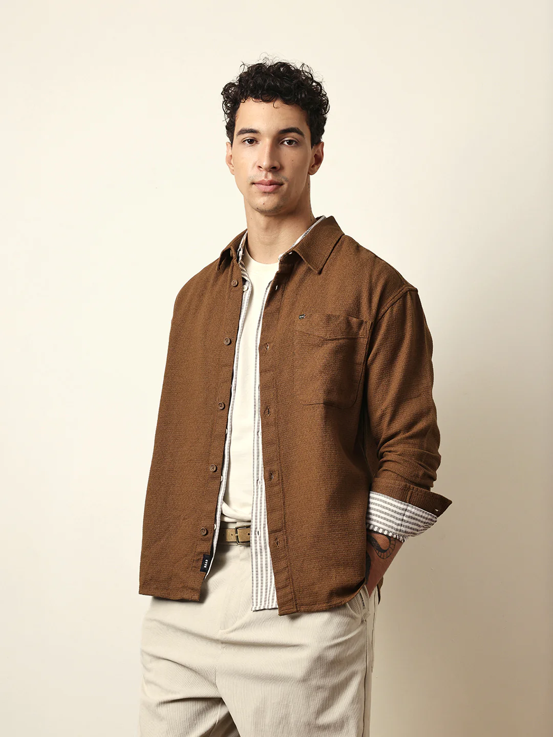 Men Modern Fit Casual Shirt - Image 4