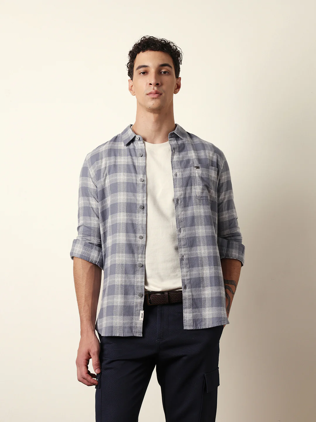 Men Modern Fit Casual Shirt - Image 3