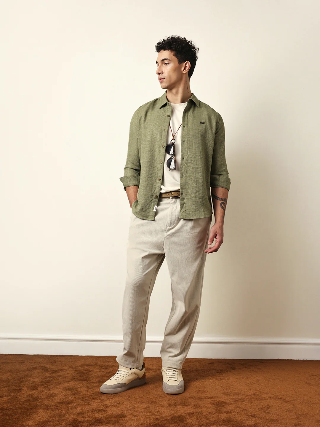 Men Modern Fit Casual Shirt - Image 2