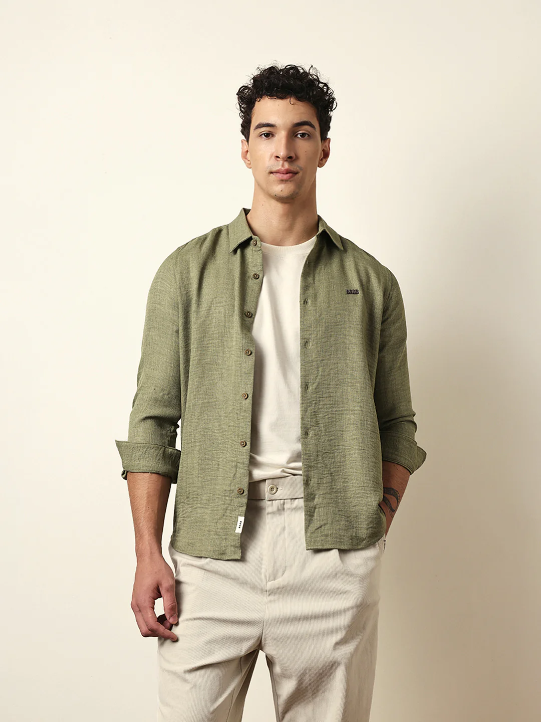 Men Modern Fit Casual Shirt - Image 3