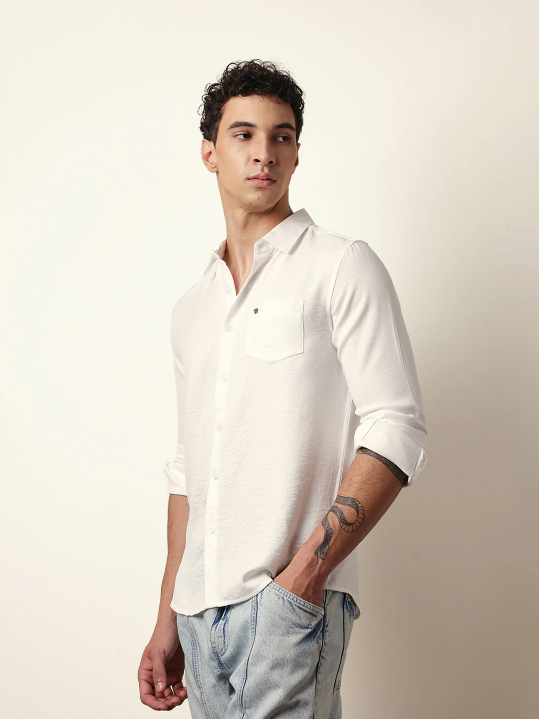 Men Modern Fit Casual Shirt - Image 4