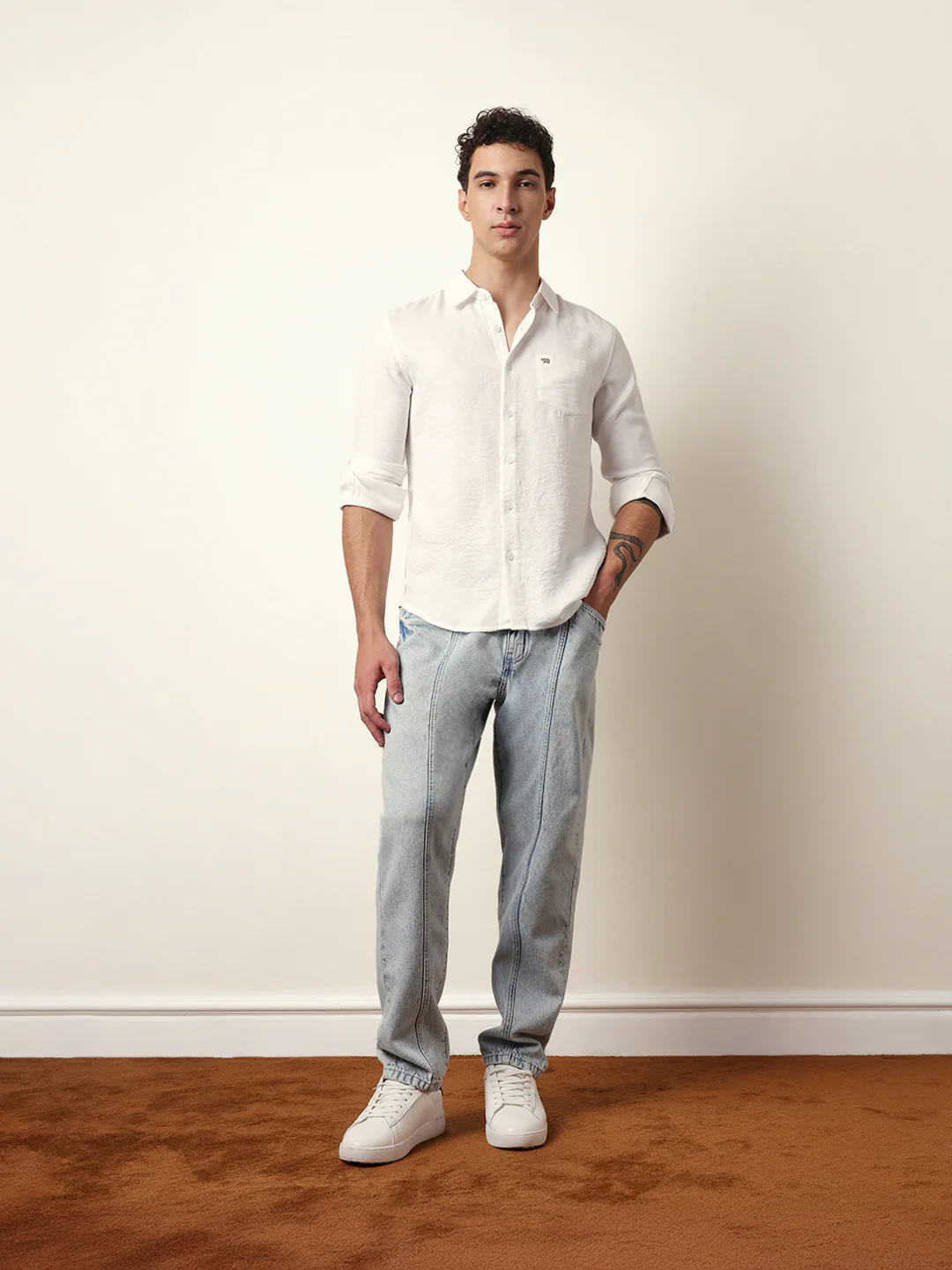 Men Modern Fit Casual Shirt - Image 8
