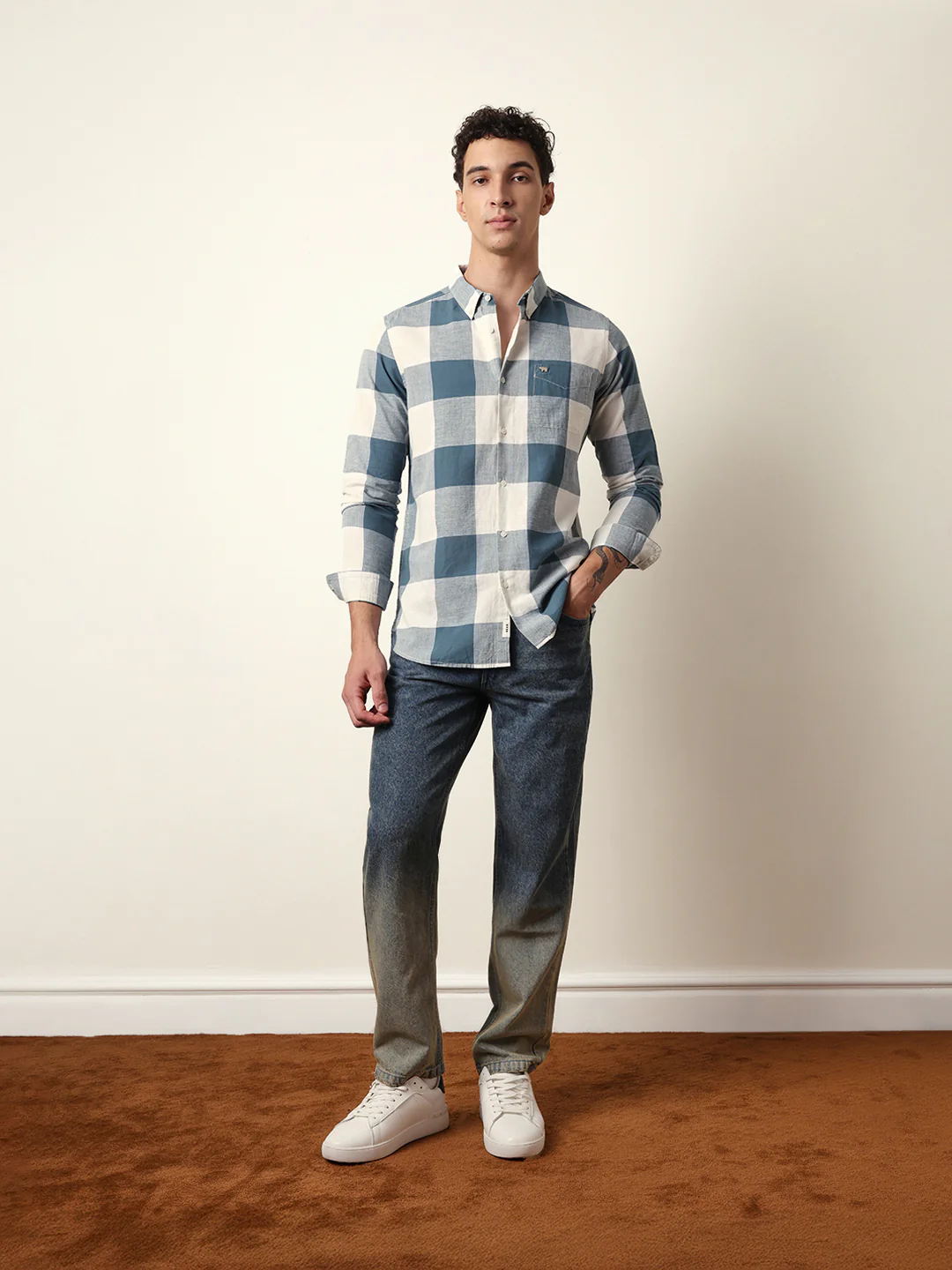 Men Modern Fit Casual Shirt - Image 8