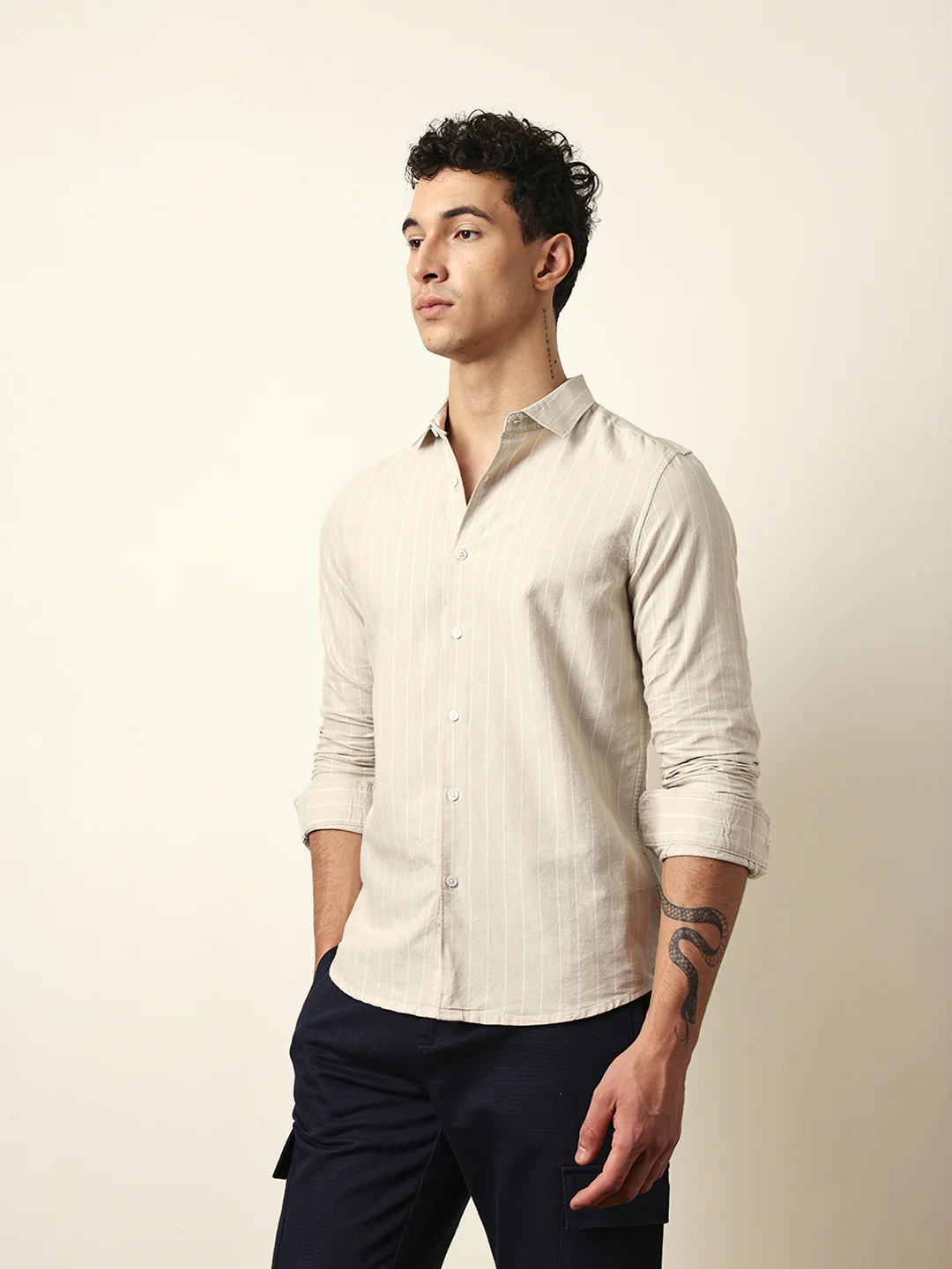Men Modern Fit Casual Shirt - Image 4