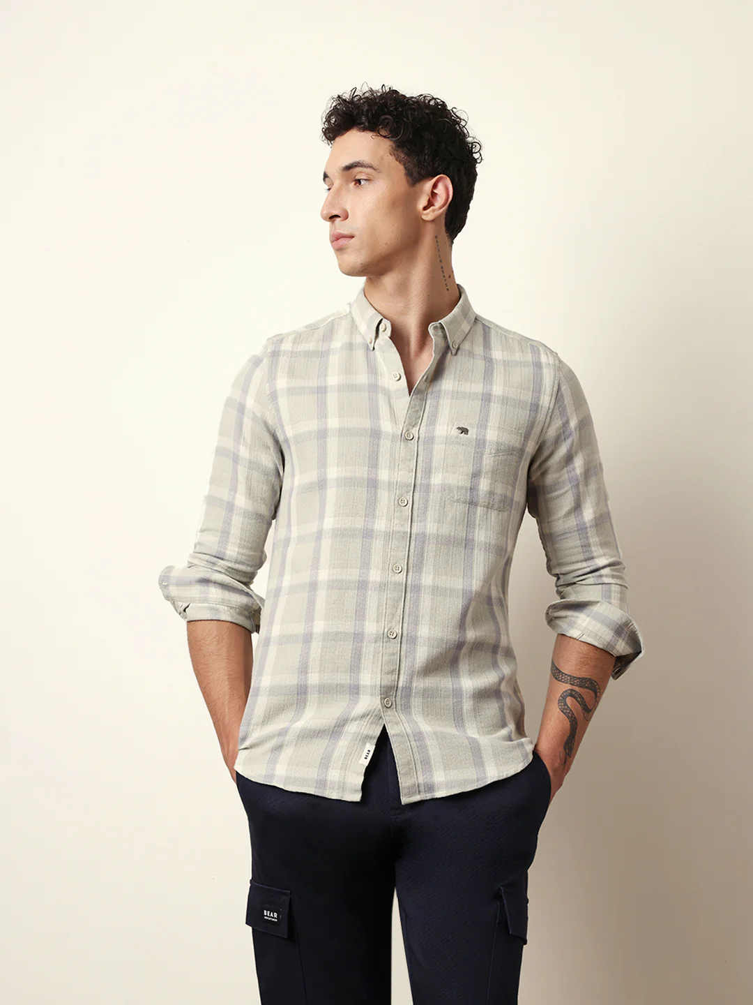 Men Modern Fit Casual Shirt - Image 4