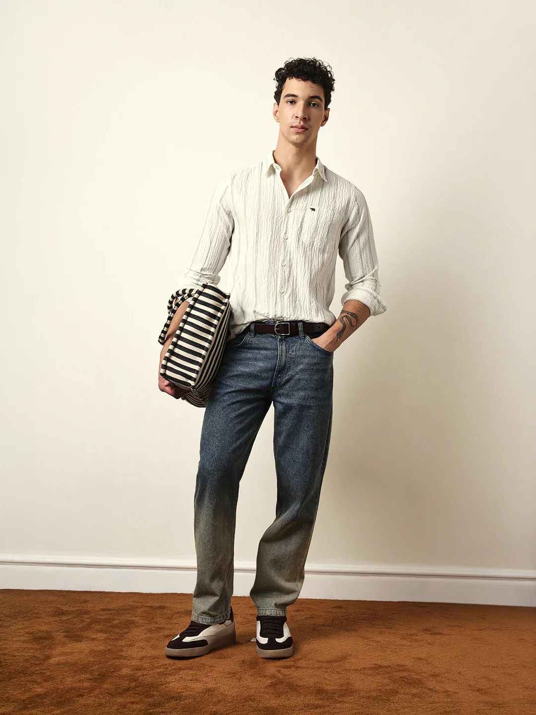 Men Modern Fit Casual Shirt - Image 2