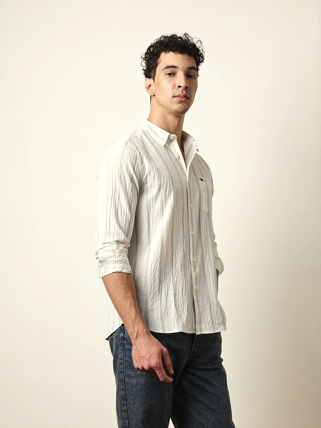 Men Modern Fit Casual Shirt - Image 5
