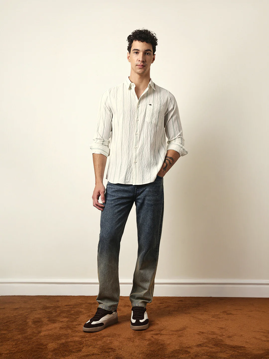 Men Modern Fit Casual Shirt - Image 8