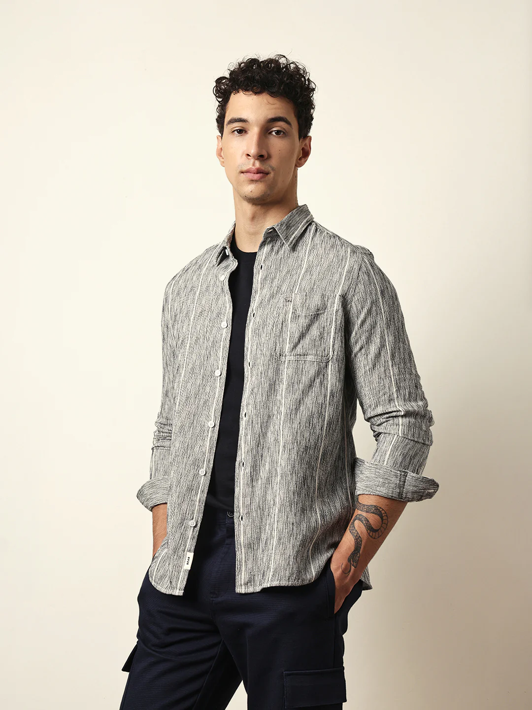 Men Modern Fit Casual Shirt - Image 4